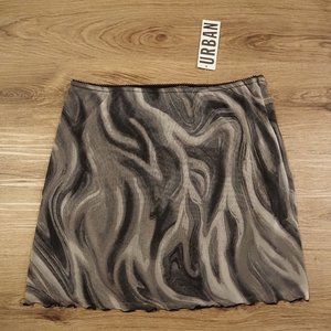 Urban Outfitters NWT Retro Tie Dye Mini Skirt Size LARGE